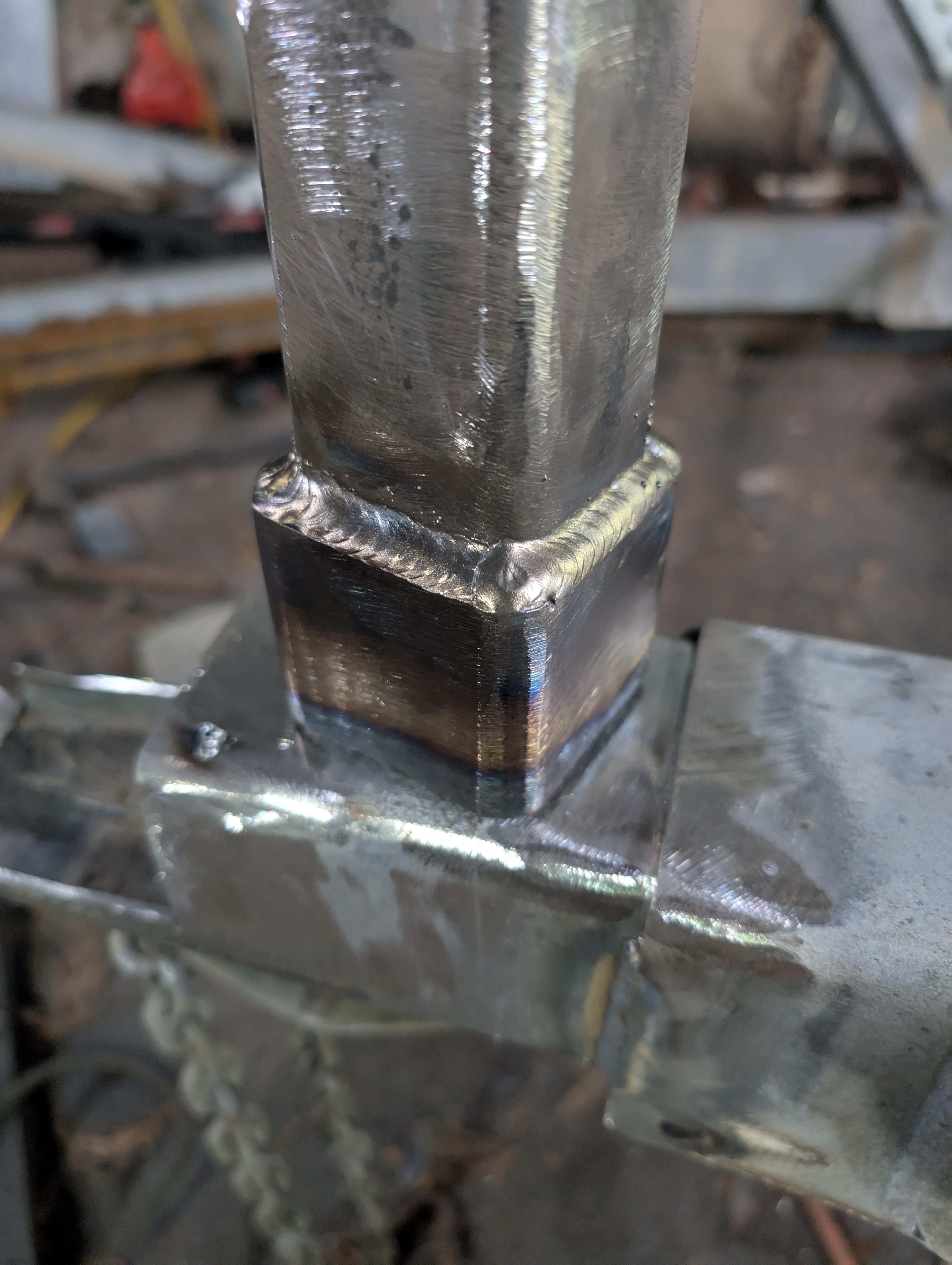 Structural weld finish
